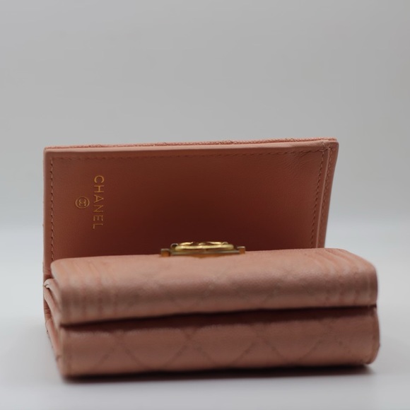 Chanel Boy Trifold Flap Quilted Wallet - Picture 5 of 14